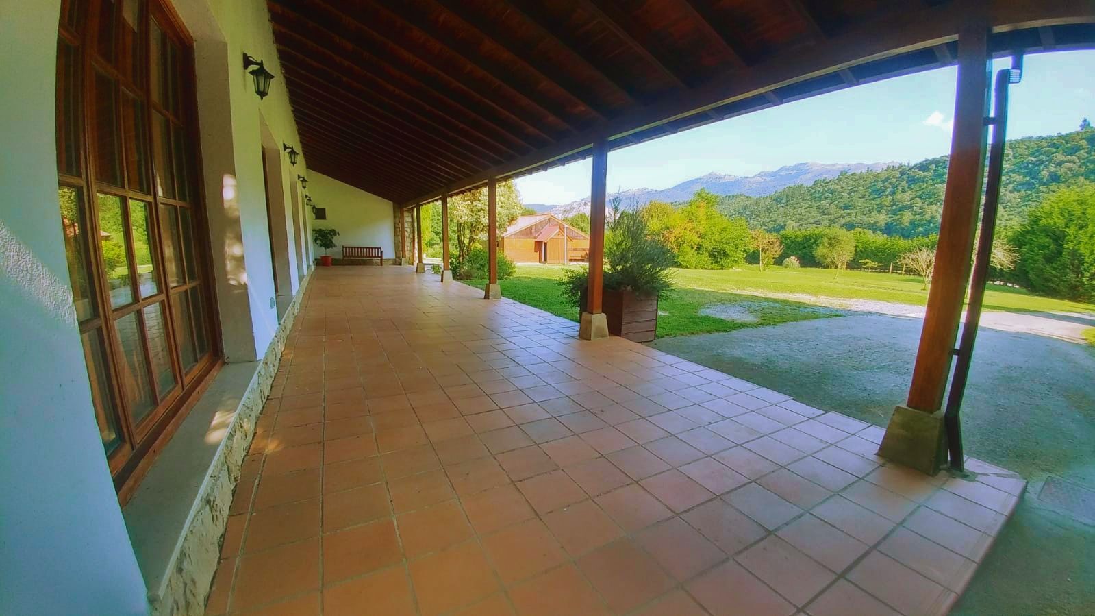 Terreno del albergue para desarrollar actividades